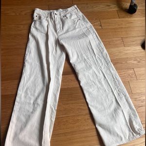 Beige Flared Jeans 🎃